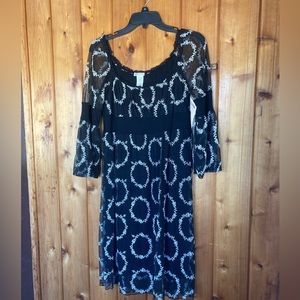 Sz M ModCloth Empire Waist Dress